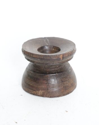Turned Dark Wood Seed Bijni