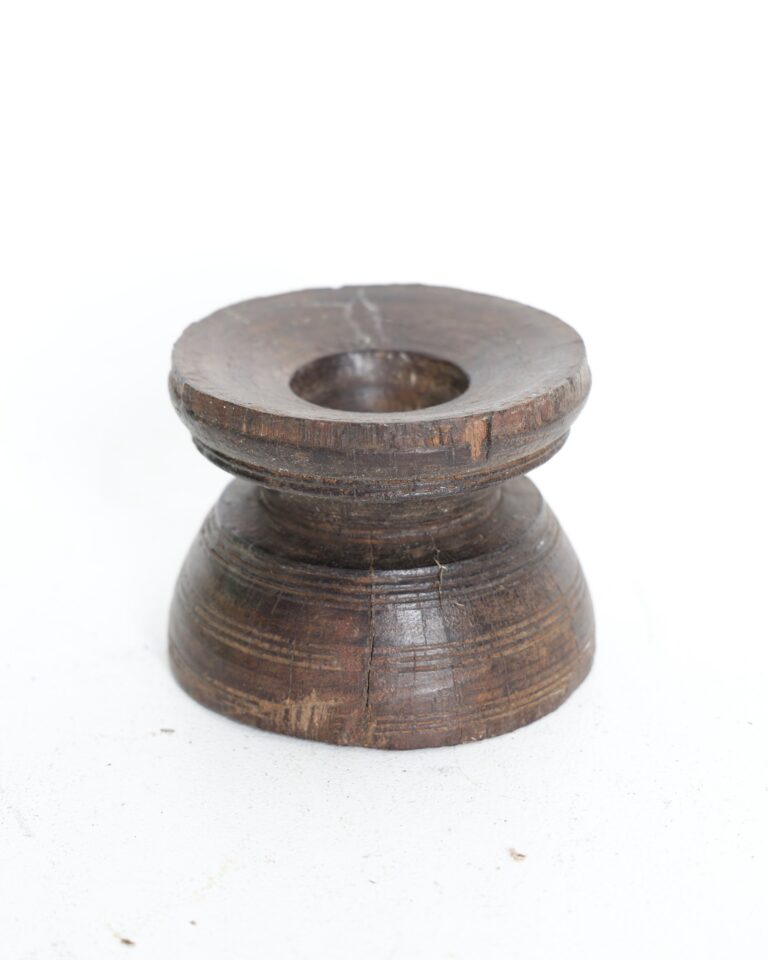 Turned Dark Wood Seed Bijni