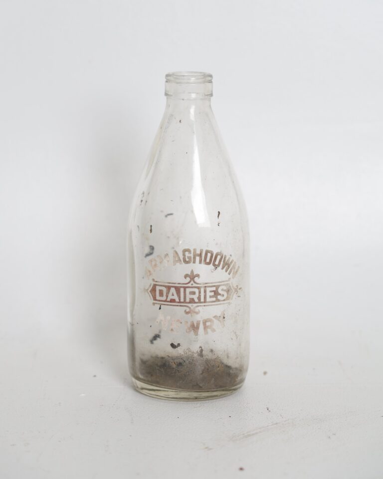 Armaghdown Dairies Newry Vintage Glass Milk Bottle