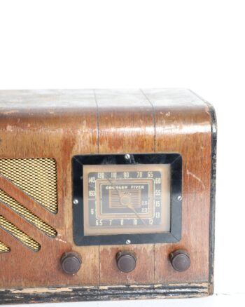 Crosley Fiver Vintage Tabletop Valve Radio