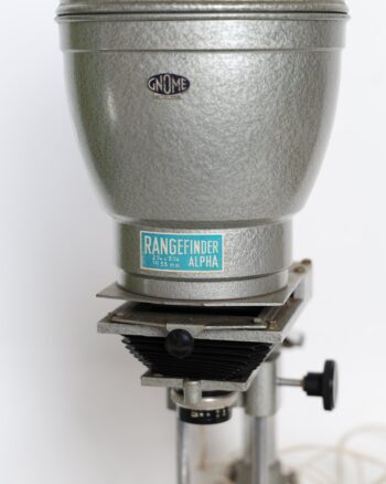 Gnome Rangefinder Alpha Photographic Enlarger on Wood Base