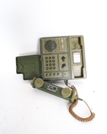 Retro GI Phone Signal Corps Style Field Telephone