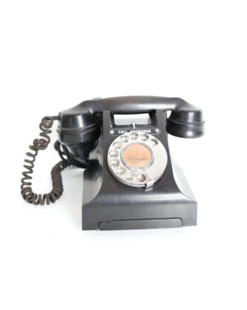 Vintage Black GPO 312L Bakelite Telephone