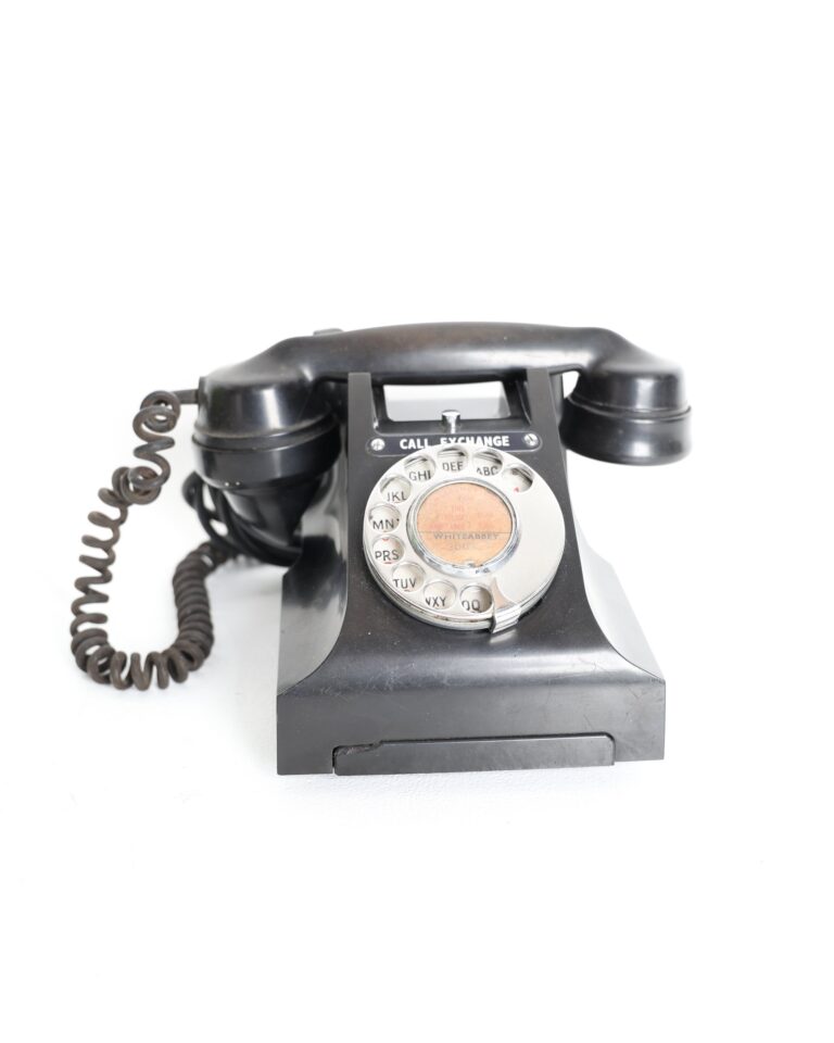 Vintage Black GPO 312L Bakelite Telephone
