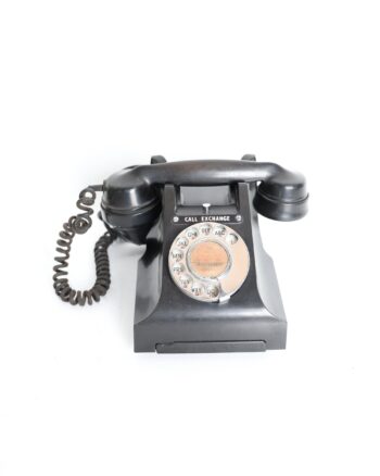 Vintage Black GPO 312L Bakelite Telephone