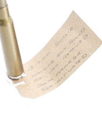 Deactivated Inert 12.7mm Russian Machine Gun Round (IRA)