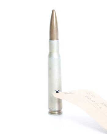 Inert Fifty Calibre Browning Drill Round