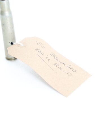Inert Fifty Calibre Browning Drill Round