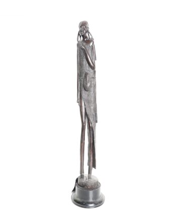 Ironwood Sculpture of a Maasai Warrior