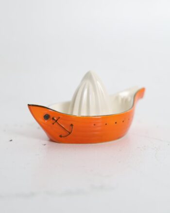 Novelty Boat Shaped Ceramic Citrus Juicer