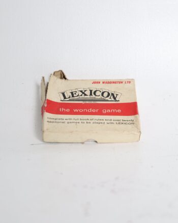 Vintage Lexicon Card Game by John Waddington Ltd