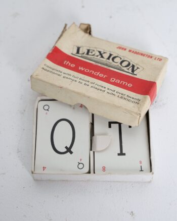 Vintage Lexicon Card Game by John Waddington Ltd