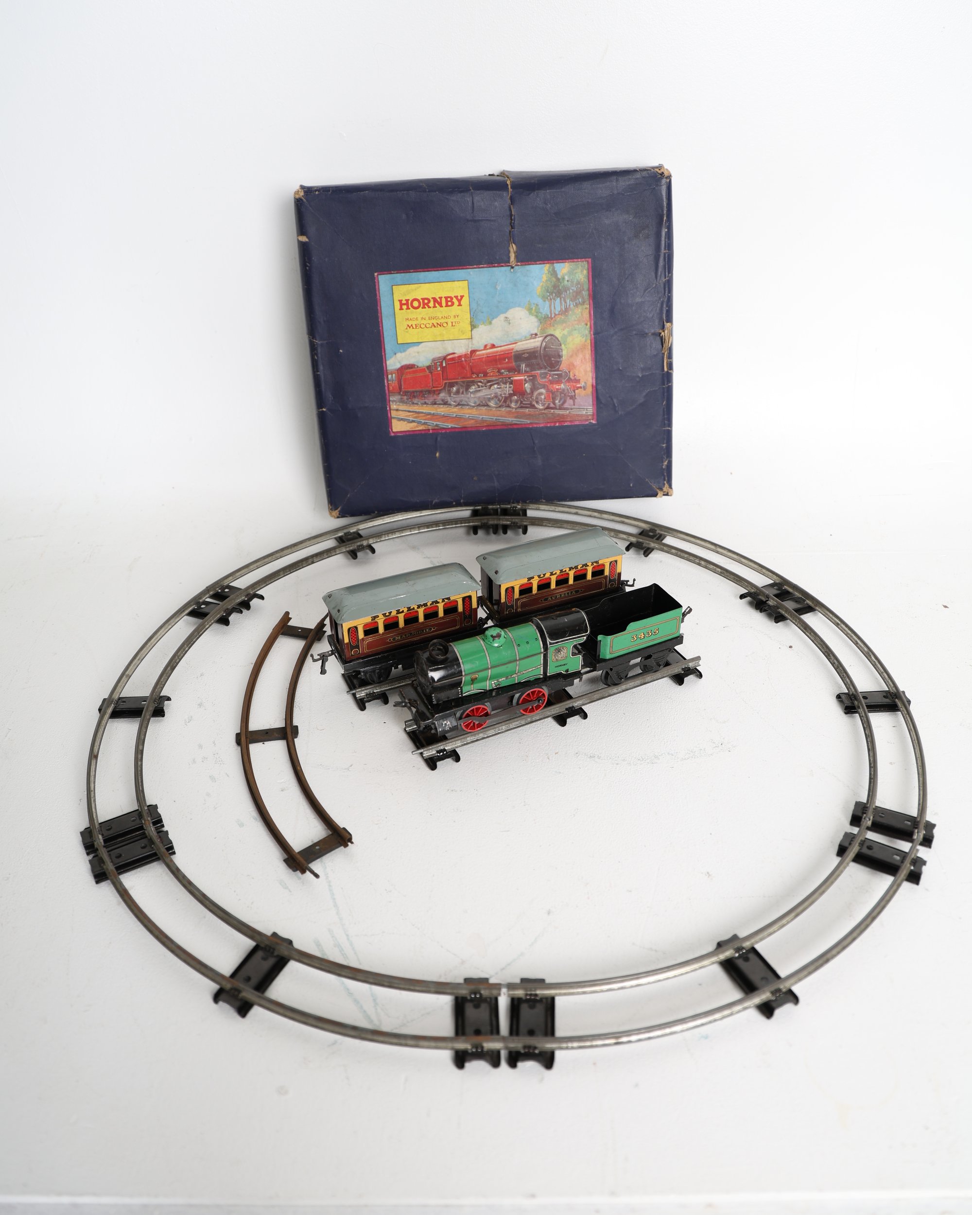 Vintage Hornby O Gauge Meccano Passenger Train Set
