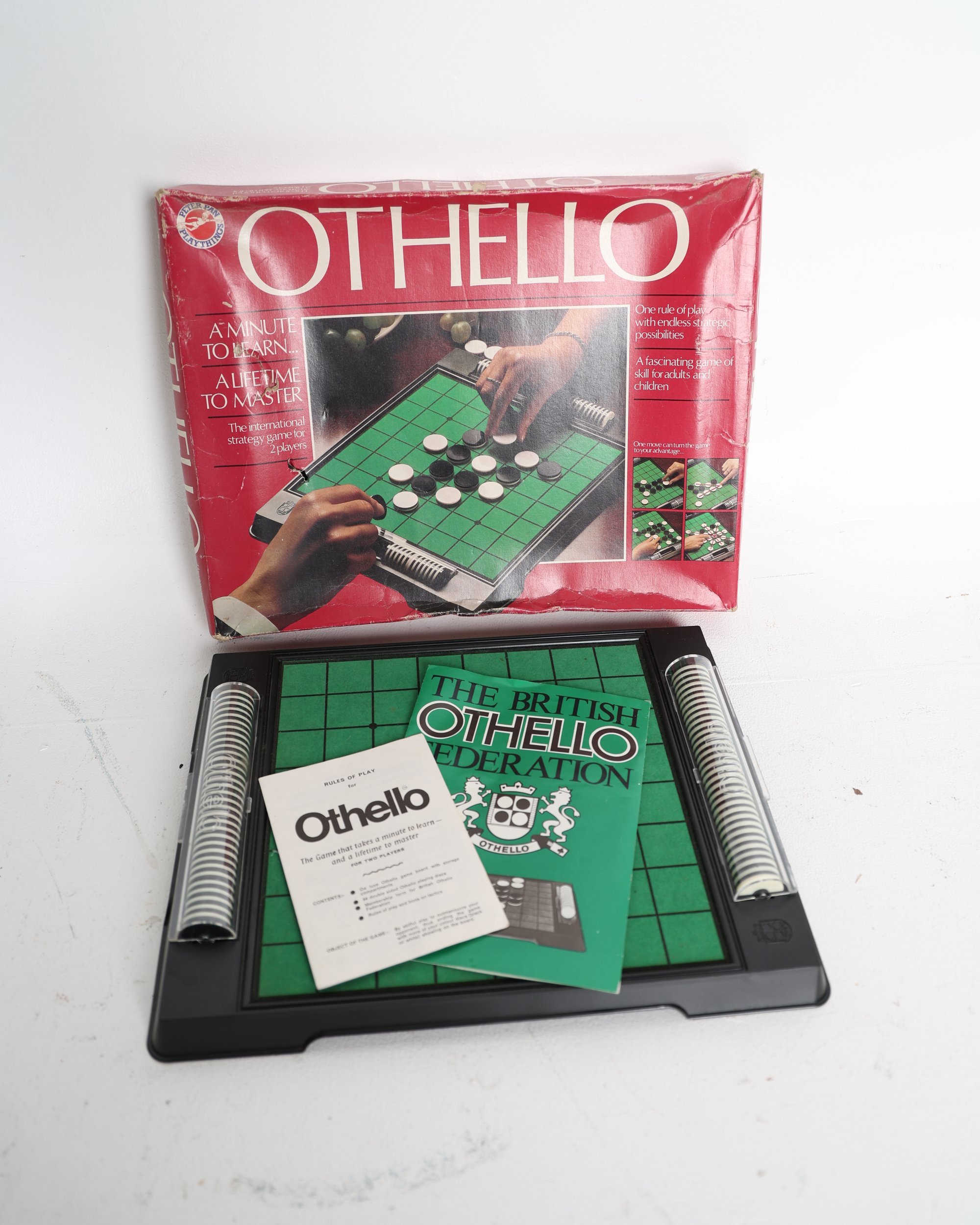 Vintage Othello and Up Periscope Board Games Bundle