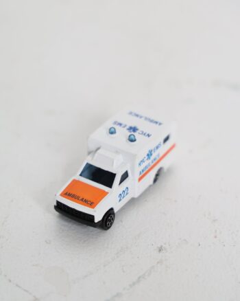 Vintage Majorette Toy Ambulance NYC EMS 222 Diecast Vehicle