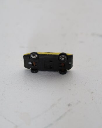 Vintage Yellow Diecast Toy Sports Car