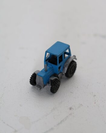 Vintage Style Blue Miniature Toy Tractor