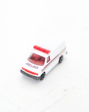 Majorette Ford Econoline Ambulance Diecast Toy Car