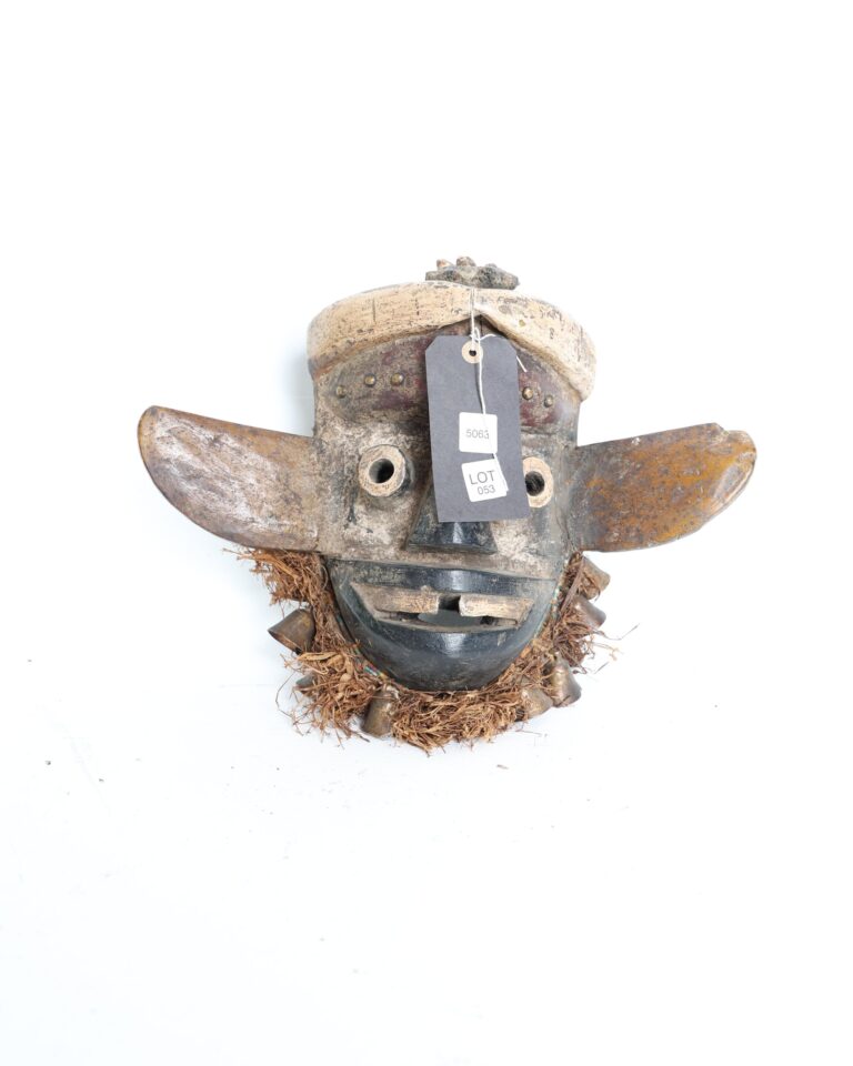 Guere (Wè) Carved Wooden ‘War’ Mask from Liberia