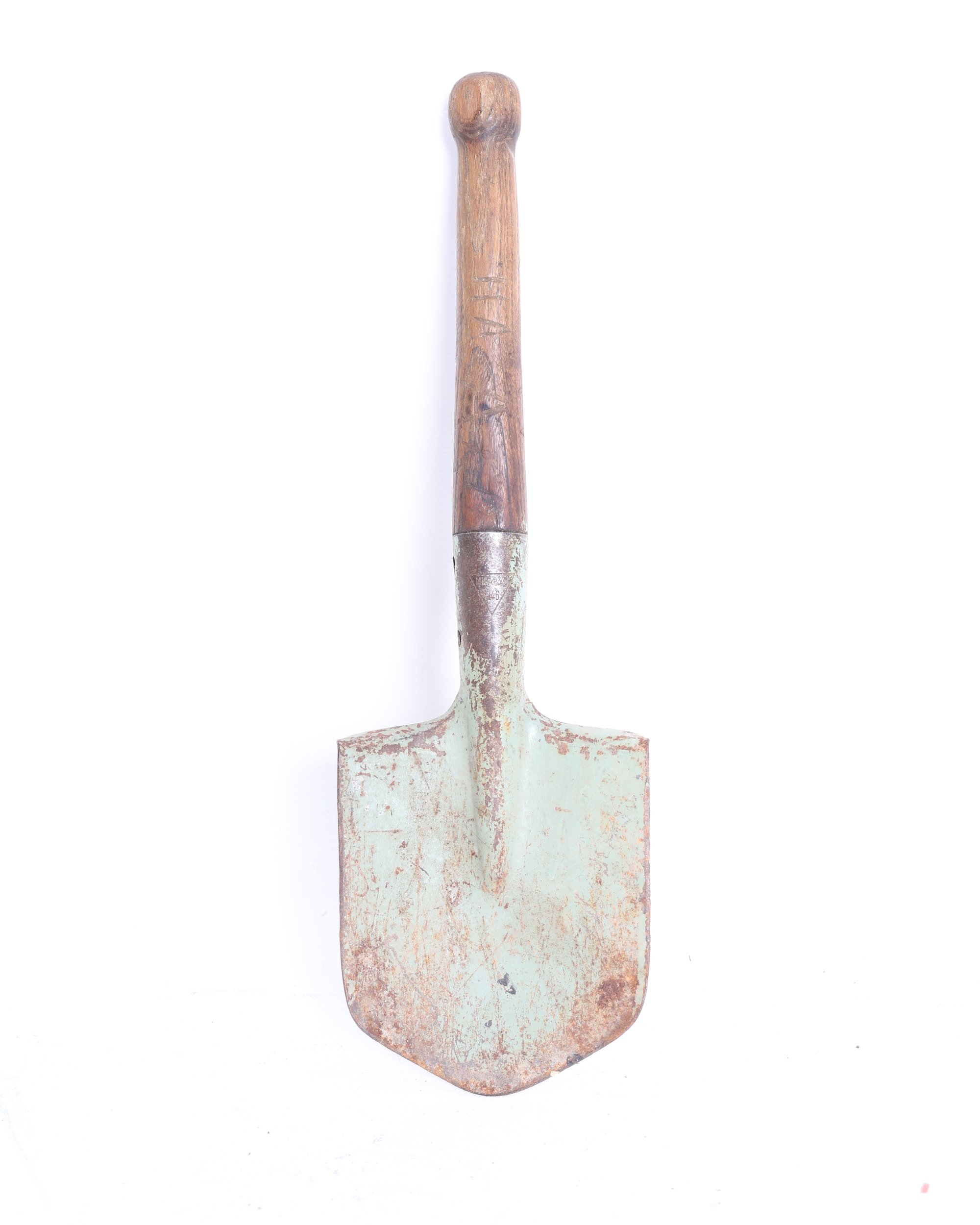 Vintage Military Entrenching Shovel with 1946 Stamp