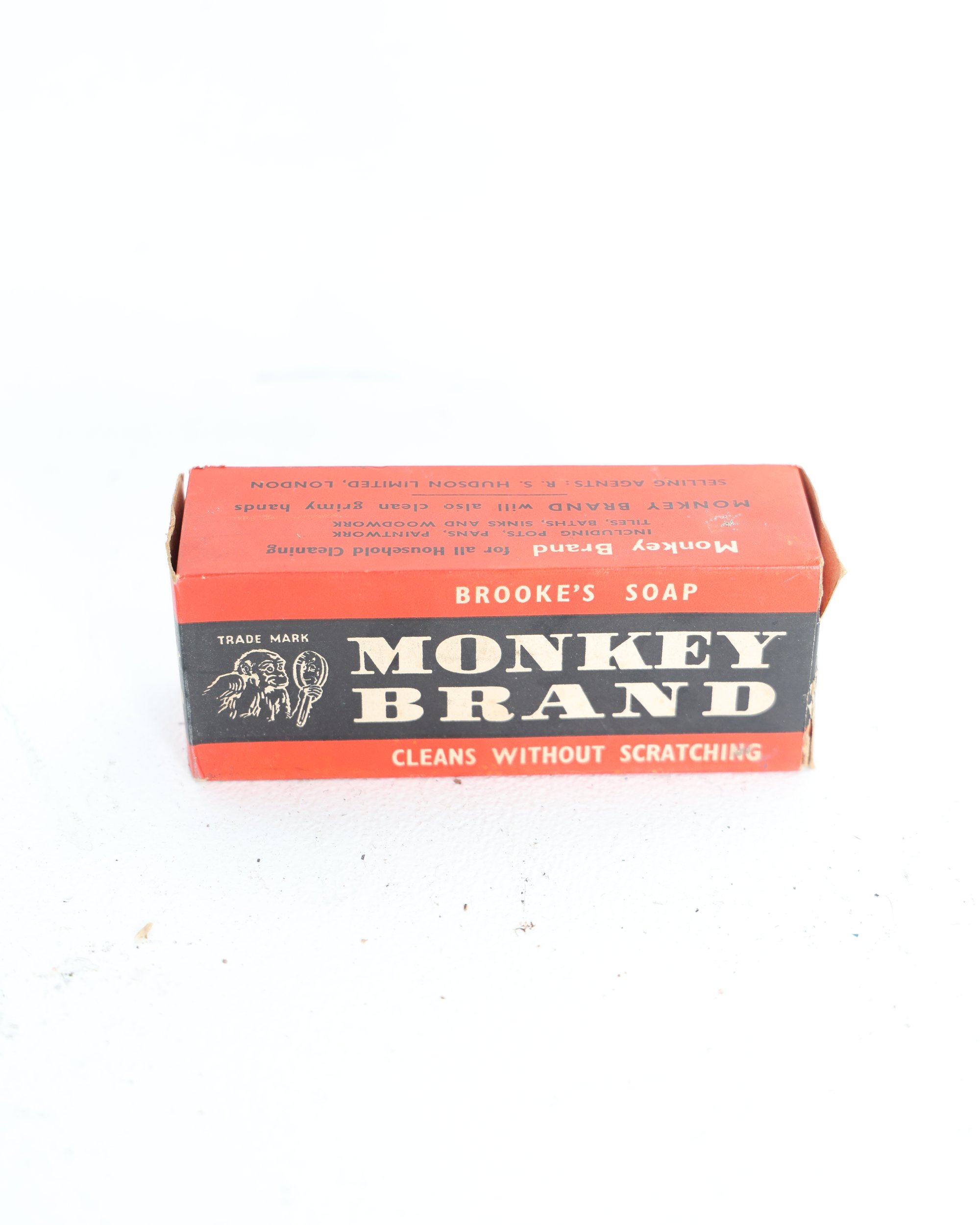 Brooke’s Monkey Brand Soap Cleanser Packaging Box