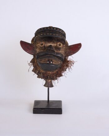 Guere (Wè) Carved Wooden ‘War’ Mask from Liberia
