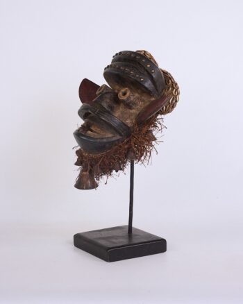 Guere (Wè) Carved Wooden ‘War’ Mask from Liberia