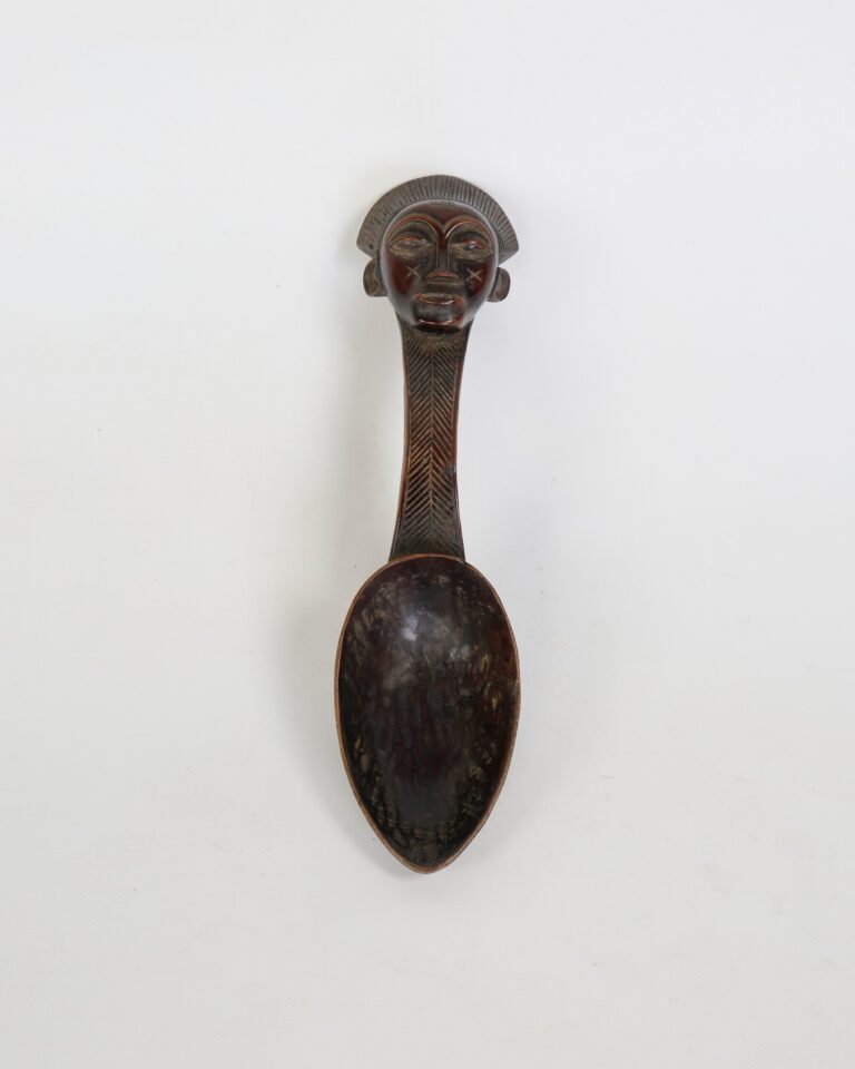 Dan-Inspired Wunkirmian Hand-Carved Ceremonial Feast Spoon