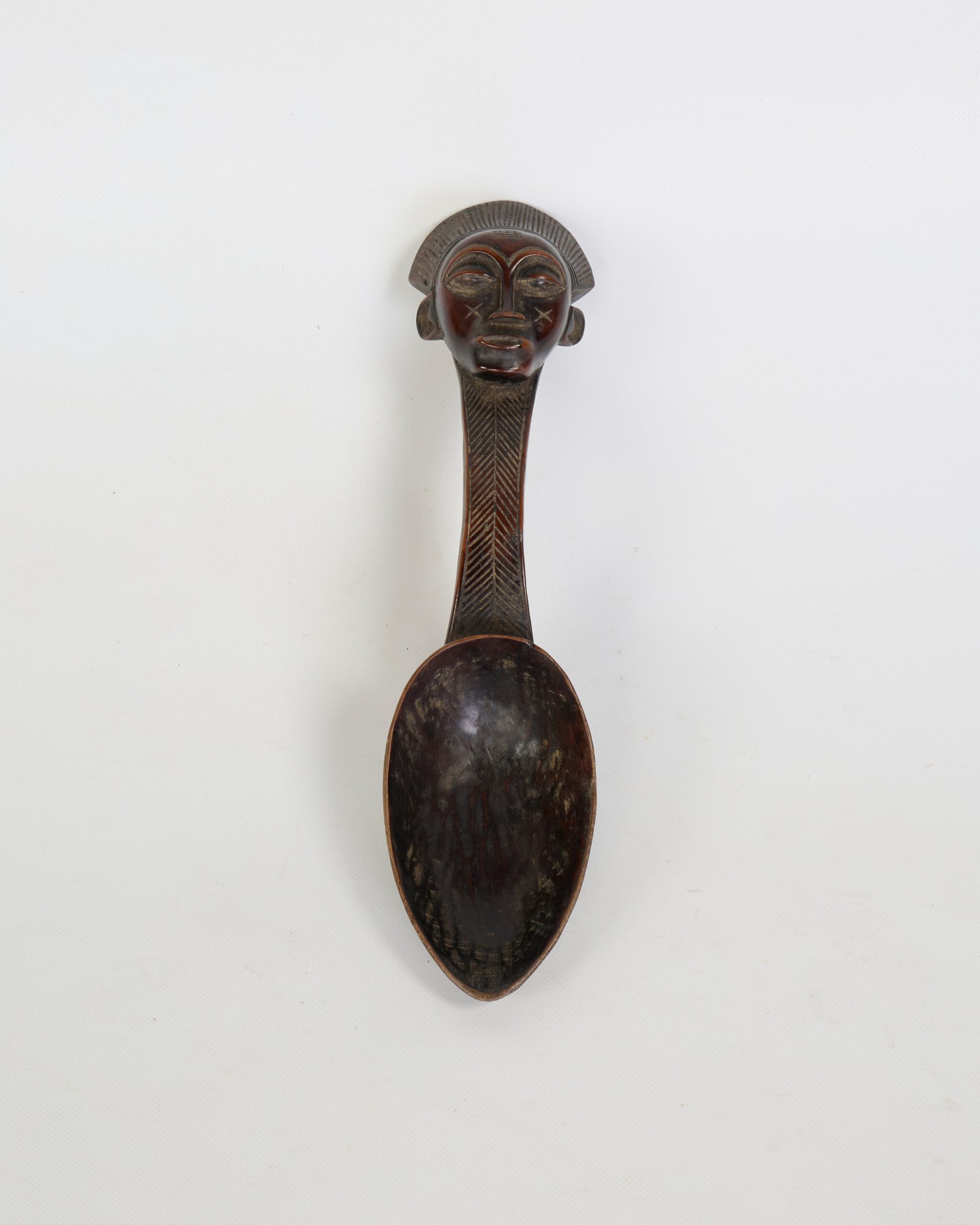 Dan-Inspired Wunkirmian Hand-Carved Ceremonial Feast Spoon