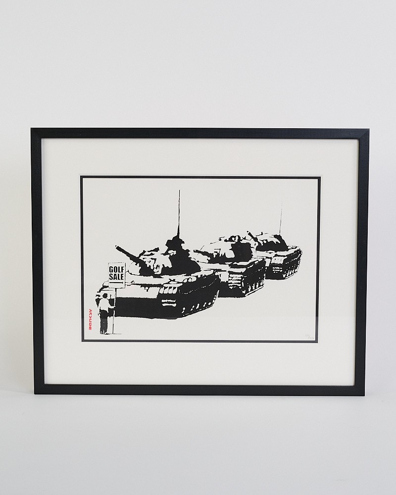 Banksy “Golf Sale” (2005) with Pest Control COA