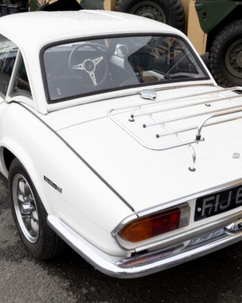 White Triumph Spitfire – FIJ 6249
