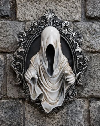 Gothic Style Framed Ghost Wall Decoration