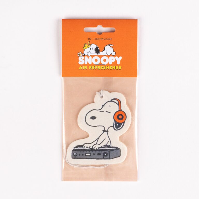 Peanuts Snoopy DJ Cherry Scent Car Air Freshener