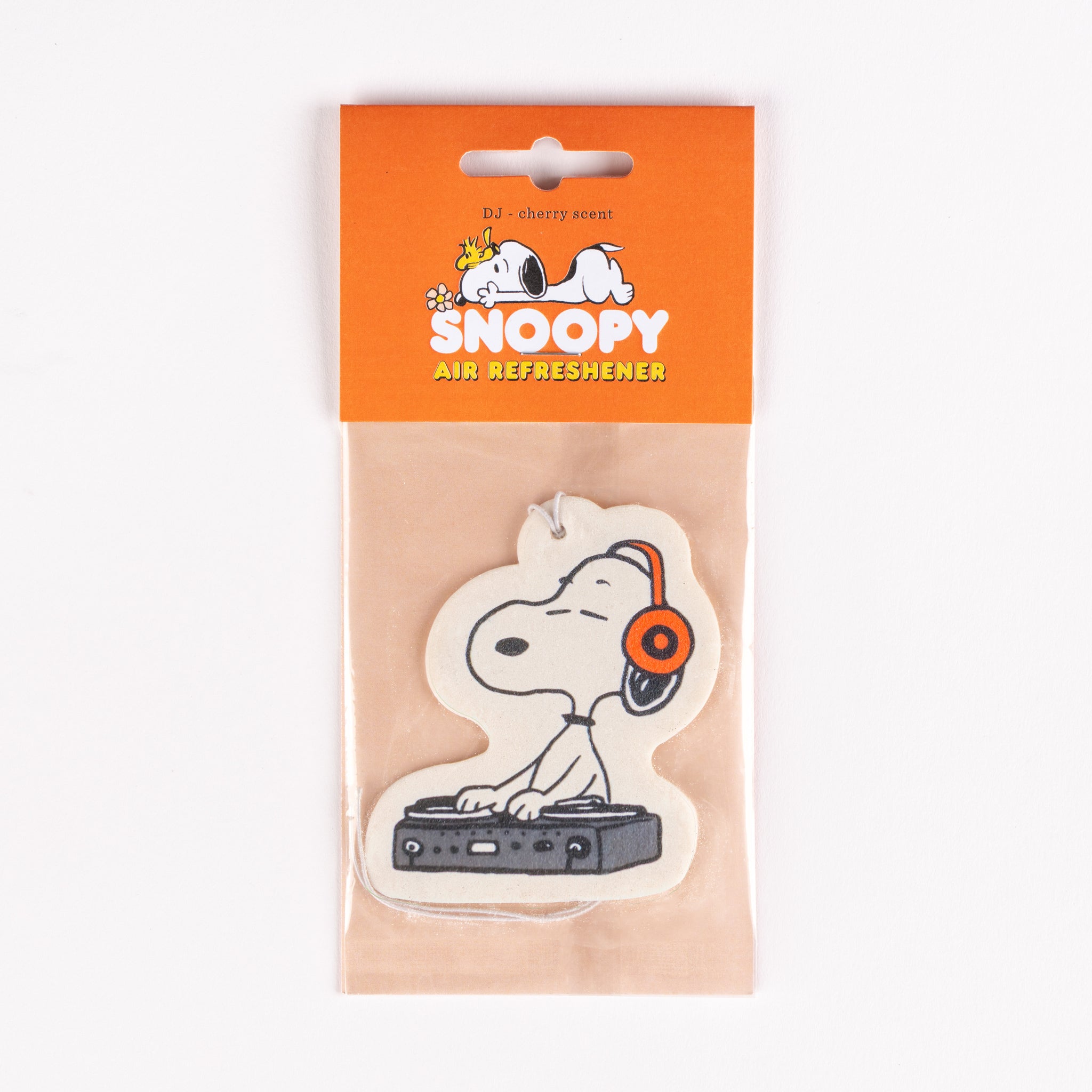 Peanuts Snoopy DJ Cherry Scent Car Air Freshener