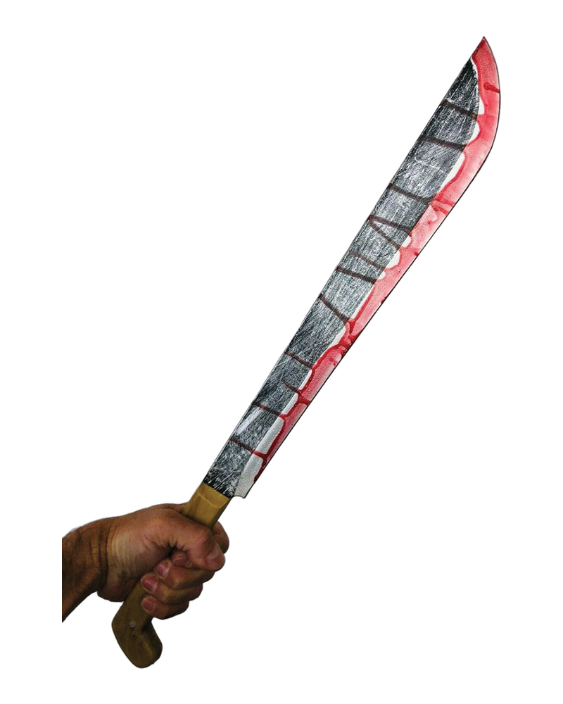 Bloody Soft-Foam Machete Costume Prop (61cm)
