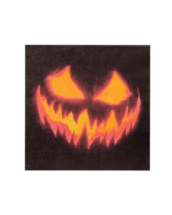 Creepy Pumpkin Halloween Napkins (Pack of 20)