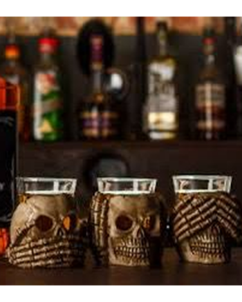 Drink No Evil Shot Glasses