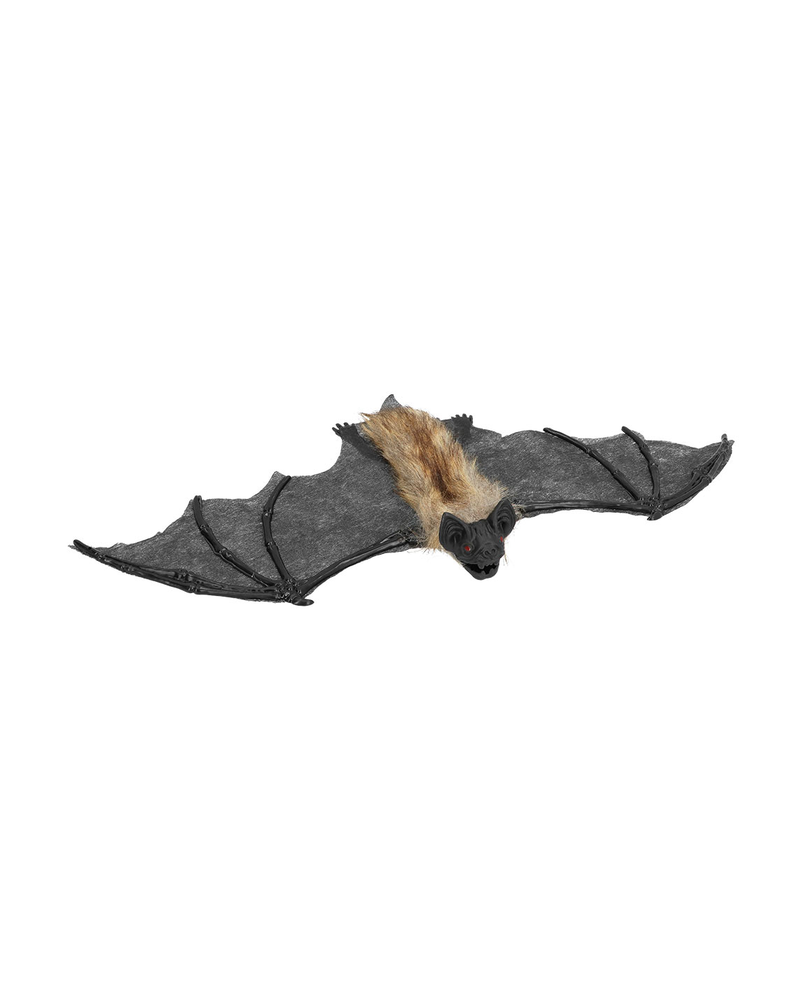 Hairy Hanging Bat Halloween Decoration (40cm)