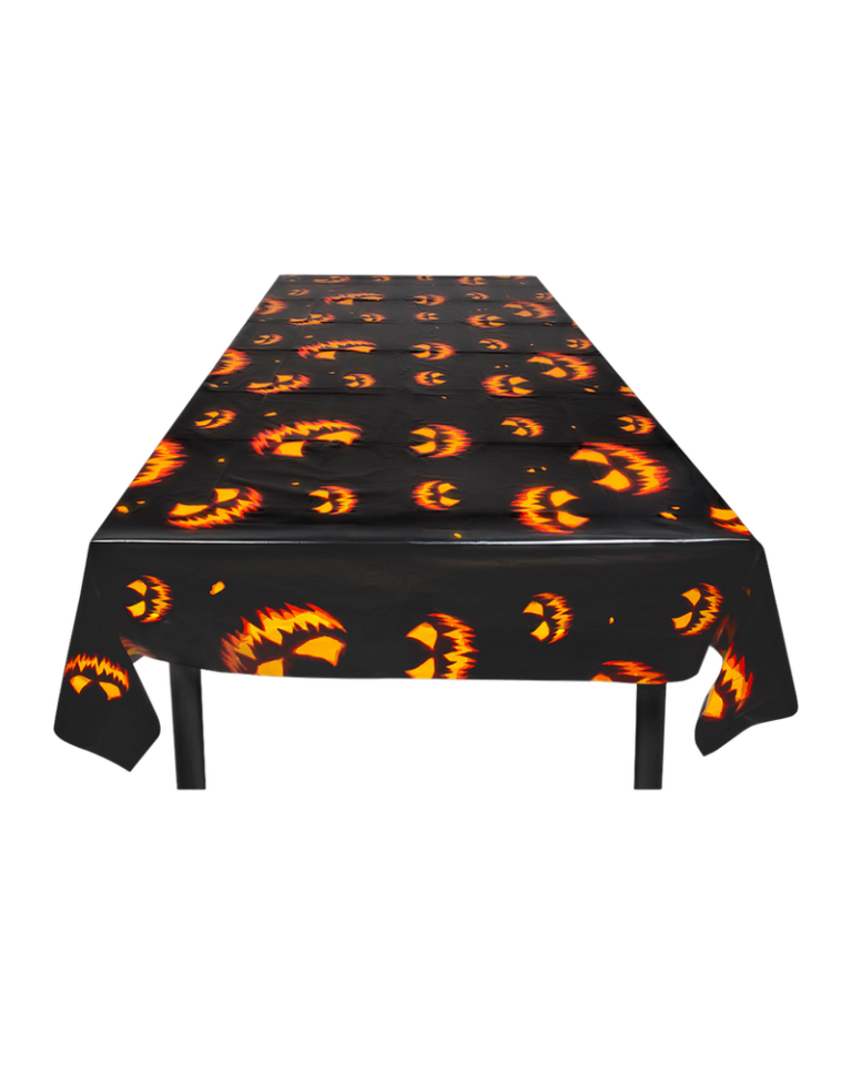Creepy Pumpkin Halloween PE Tablecloth (120 x 180cm)