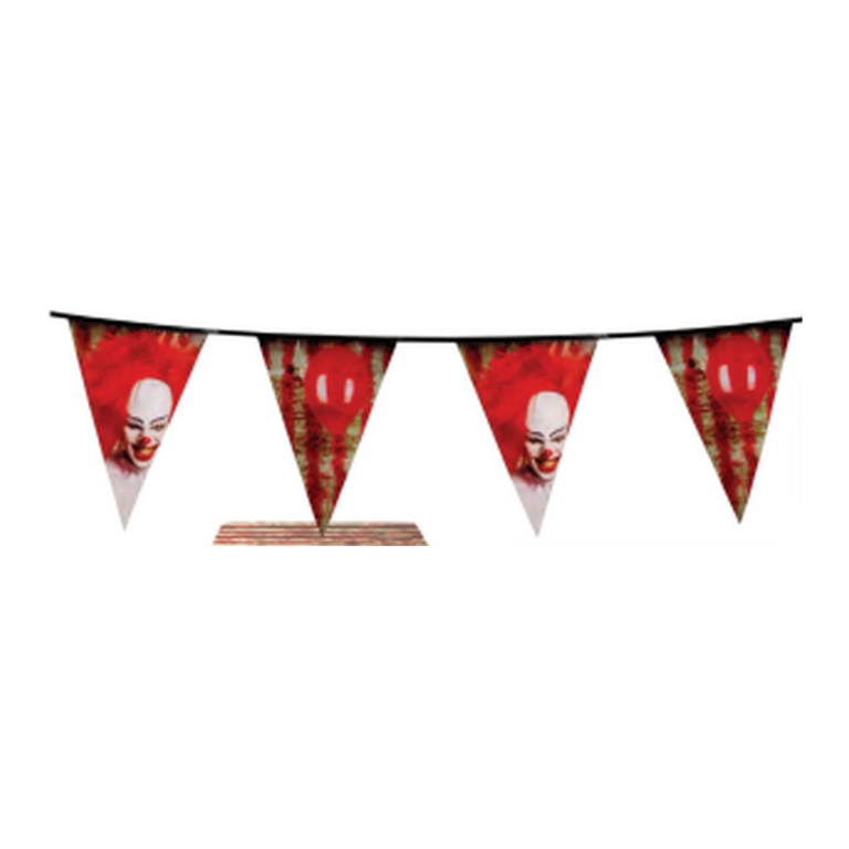 Horror Clown Halloween Bunting (6m)