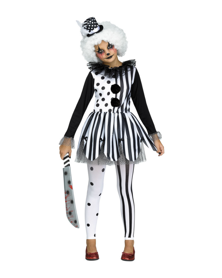 Killer Clown Child Costume (Age 7-9)