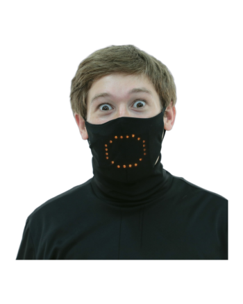 Sound-Reactive Light-Up Talking Mask