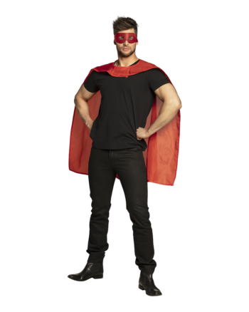 Red Superhero Cape and Eye Mask Set (90cm)