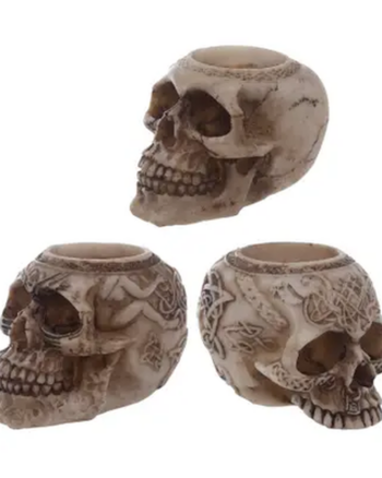 Skull Tea Light Candle Holder