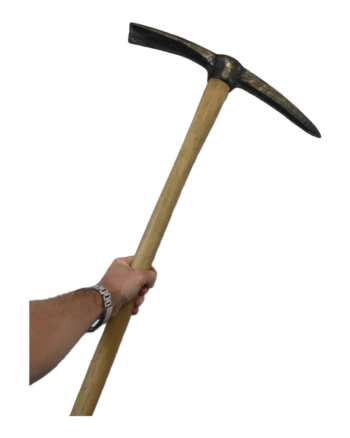 Deluxe Soft-Foam Pickaxe Costume Prop (80cm)