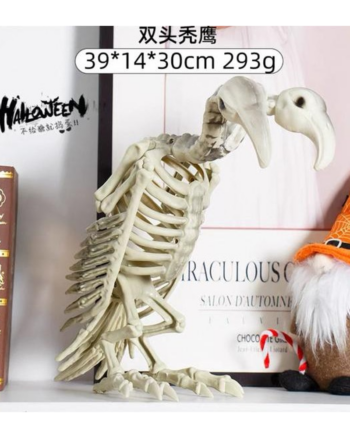 Spooky Owl Skeleton Halloween Prop Decoration