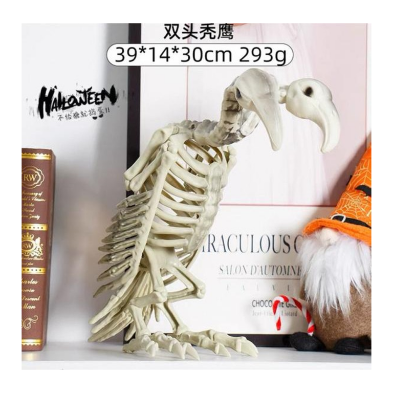 Spooky Owl Skeleton Halloween Prop Decoration