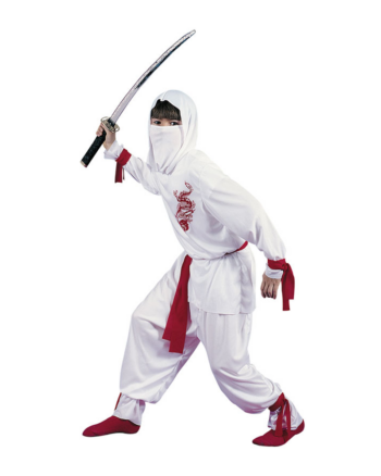 White Ninja Child Costume (Age 4-6)