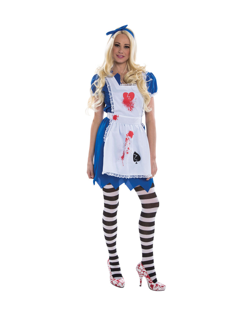 Zombie Alice Adult Costume (UK 14-16)