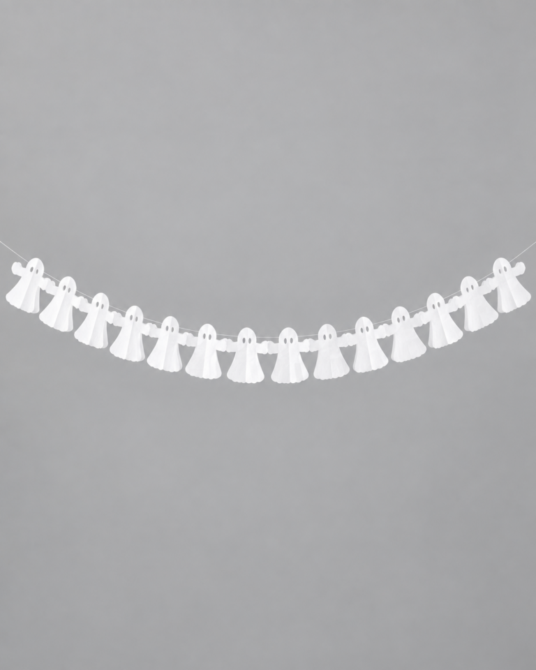 Ghost Paper Garland 4m